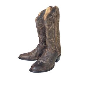 JB Dillon Cowboy Western  JBW2303 Goat Leather Boots